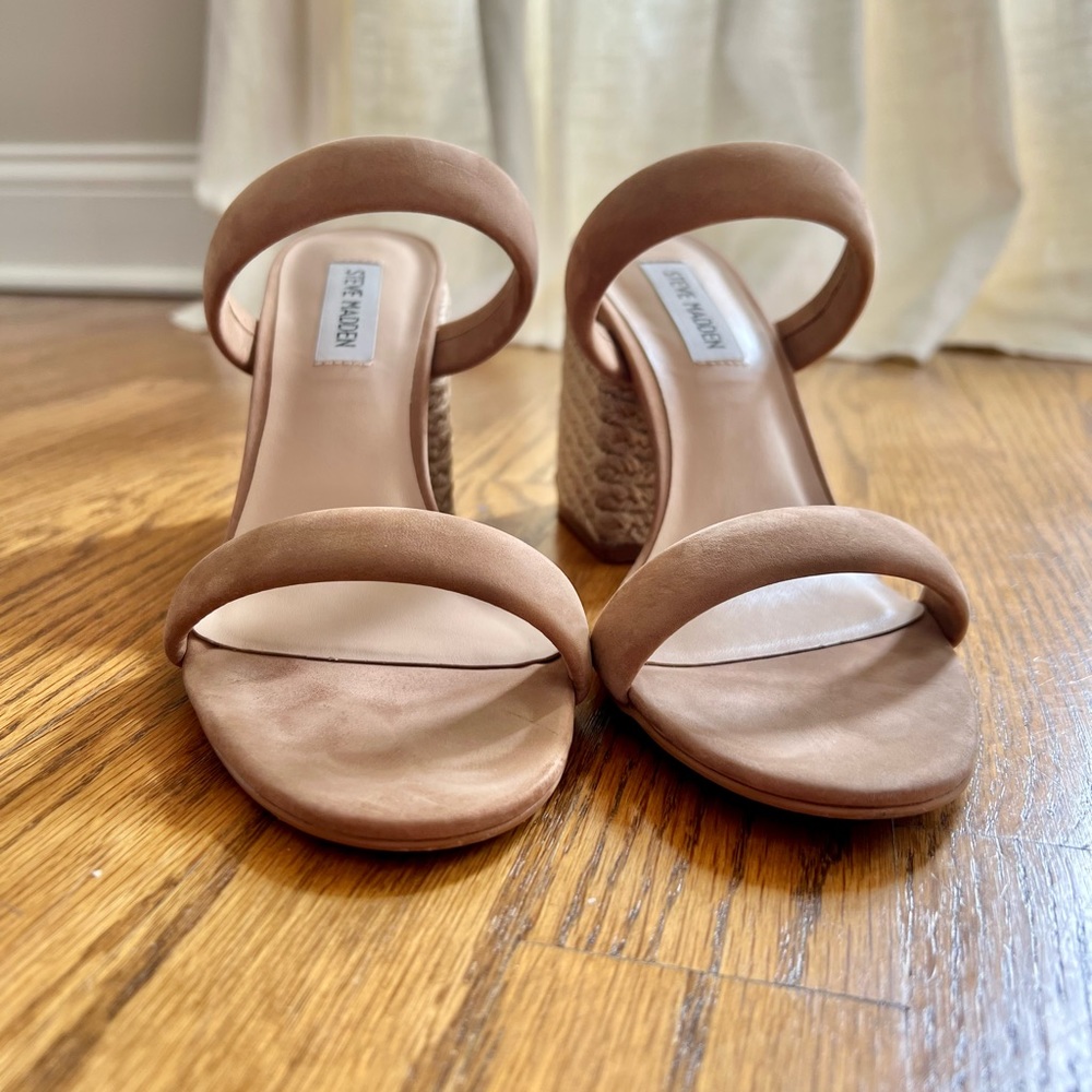 Marcella Tan Nubuck shoes by Steve Madden